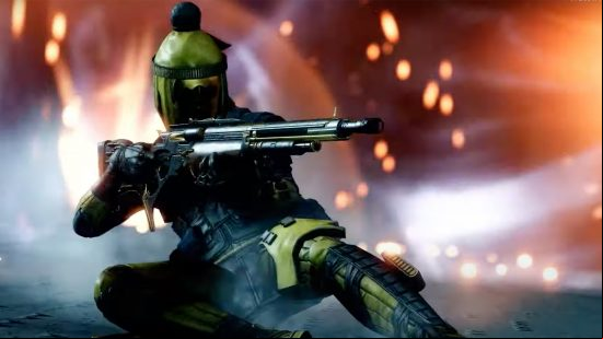 The best weapons for Destiny 2 PvP: An image of the Dead Man's Tale exotic kinetic scout rifle.