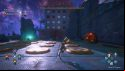 This is the mural puzzle as explained later in the preview. It requires Fenyx step on the correct stones, as shown by the black squares in the mural in the distance, while avoiding the fireballs from the statues shoot from the sides.. This was the first mural of the room.