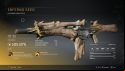 An assault rifle crafted out of a giant tree seed