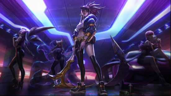 Best MOBAs on PC: Akali from League of Legends