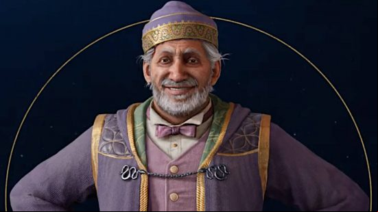 Hogwarts Legacy characters - a mugshot of Professor Ronen.