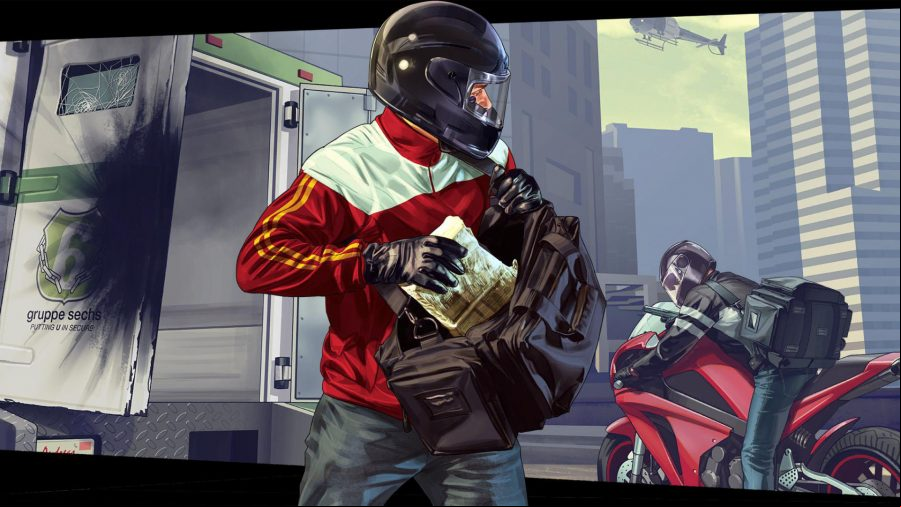 Unseen Grand Theft Auto V artwork ahead of Grand Theft Auto VI