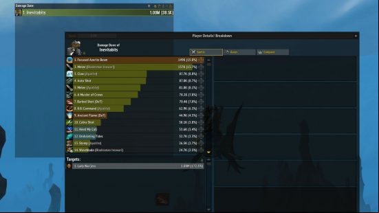 Best WoW addons 2022: The Details! mod menu that breaks down the player's damage by their various spells and abilities.