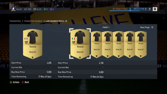 Best FIFA 23 kits: Venezia home kit