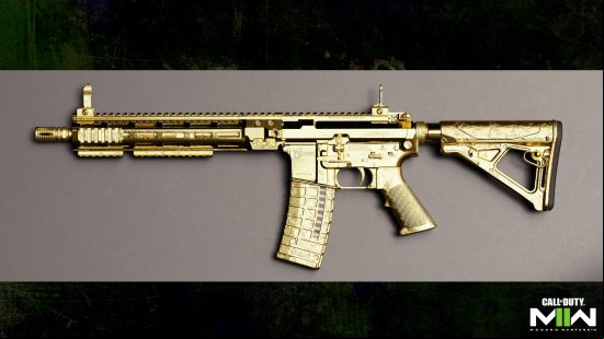 How to get gold in Modern Warfare 2: Gold camo on an assault rifle