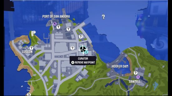 Goat Simulator 3 Curator street art locations: Map location of the Hummingbird