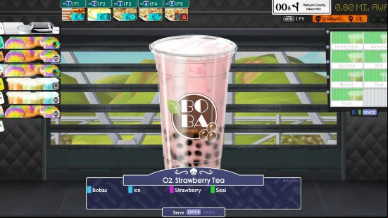 Best cooking games: a delicious strawberry bubble tea has been prepared in GOG Cook Serve Delicious 3