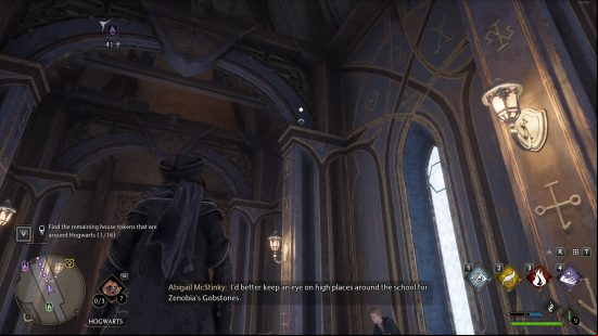 Hogwarts Legacy Gobstone locations: Ravenclaw Tower Corridor