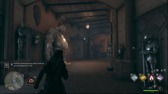 Hogwarts Legacy Gobstone locations: Trophy Room Corridor