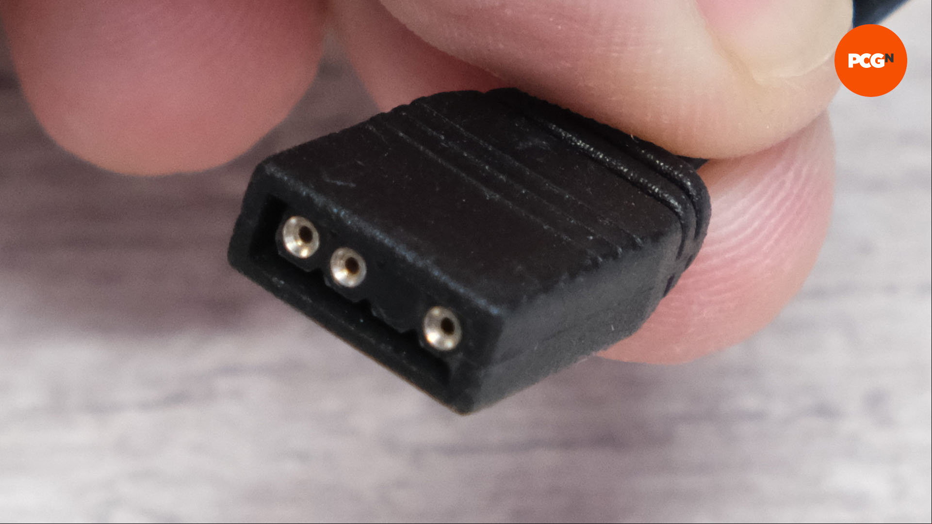 The RGB plug for the motherboard