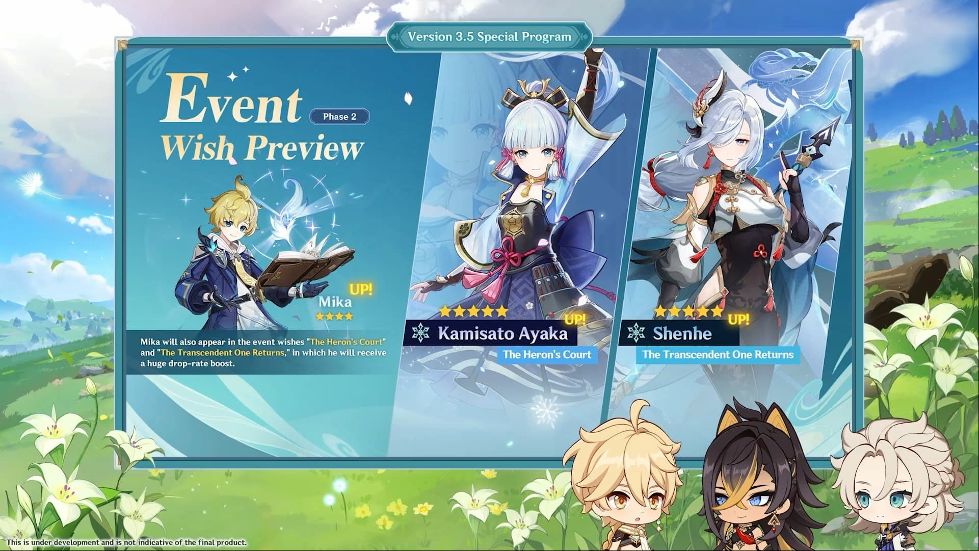 Genshin Impact to add third banner phase in Fontaine, leak suggests: anime characters presenting future genshin impact banners