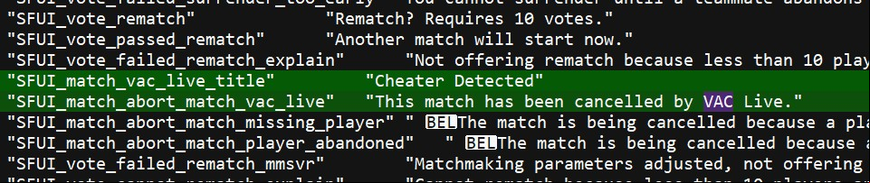 Counter-Strike 2 may have a new Valve Anti-Cheat that cancels matches: Code for Counter-Strike 2 which potentially shows a new version of FPS game software VAC