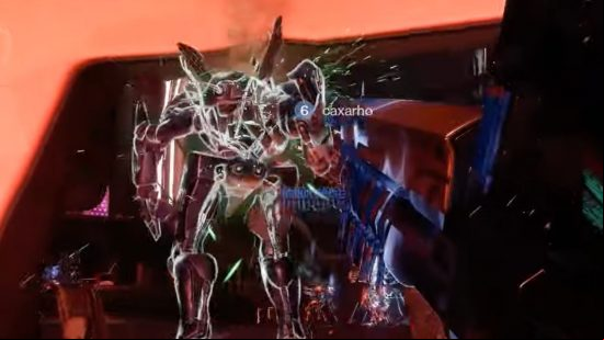 Destiny 2 Terminal Overload guide - how to complete and get keys: Fighting an enemy in Terminal Overload.