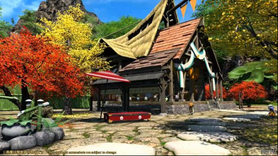 FFXIV 6.4 details - a small house on an Island Sanctuary hideaway in the MMORPG