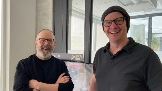 Lamplighters League is a GOTY Game  contender for XCOM fans: Mitch Gitelman (left) and Chris Rogers (right) at GDC 2023