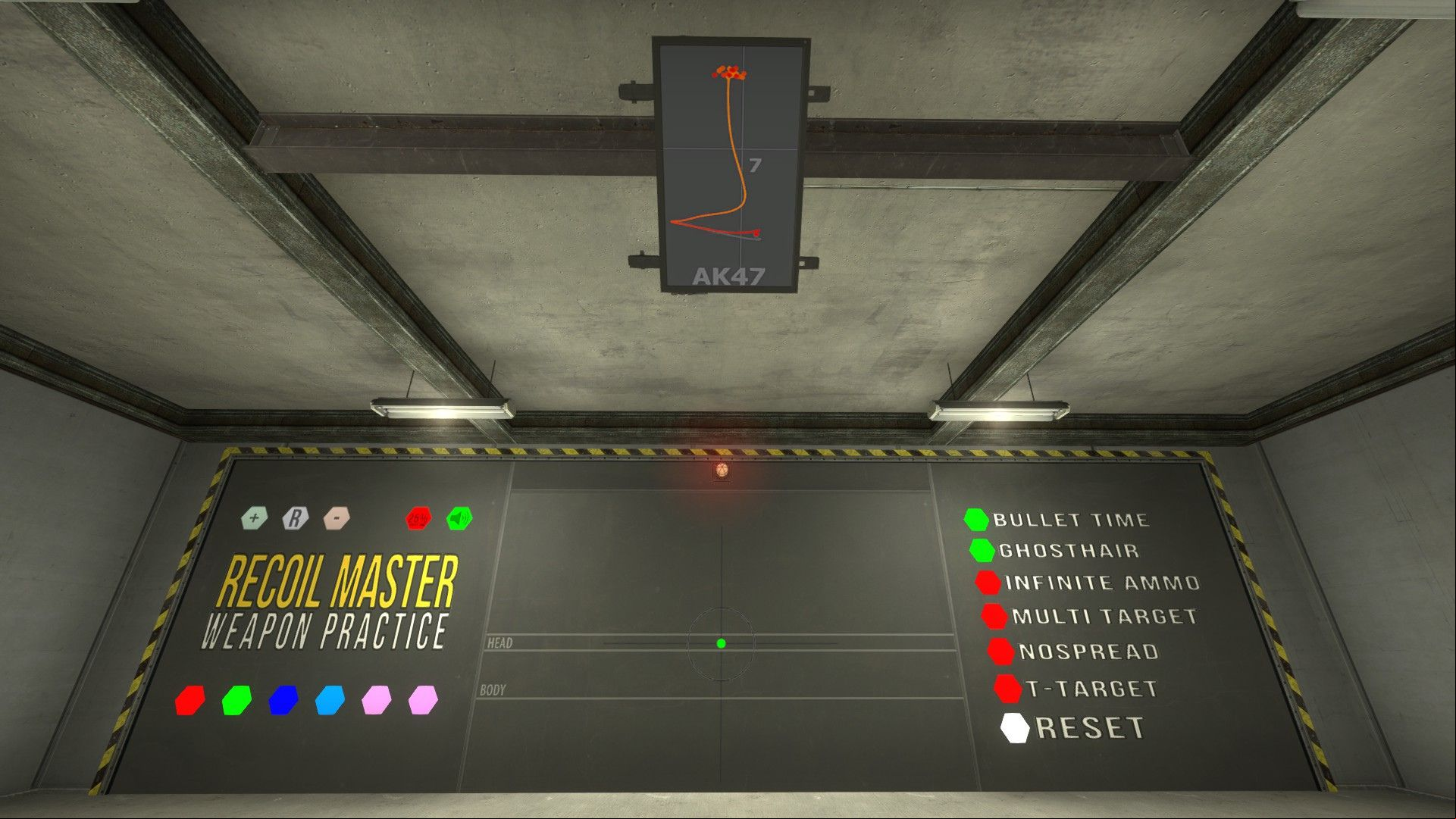 Counter-Strike 2 is better with follow recoil - here's why: A target range from Valve FPS game Counter-Strike
