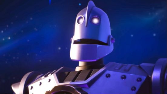 Multiversus tier list: Iron Giant looks sad in space.