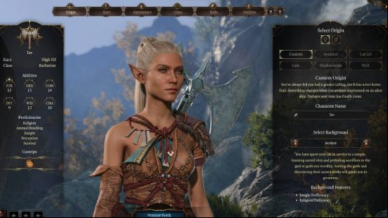 BG3 background character 