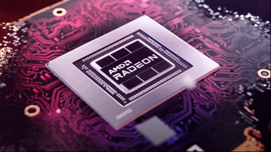 AMD Radeon RX 7800 release date speculation: close up of AMD Radeon 7000 series silicon.
