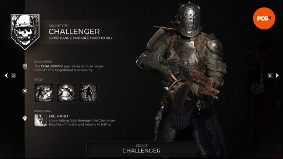 Remnant 2 archetype tier list: a person wearing heavy armor, holding a shotgun.