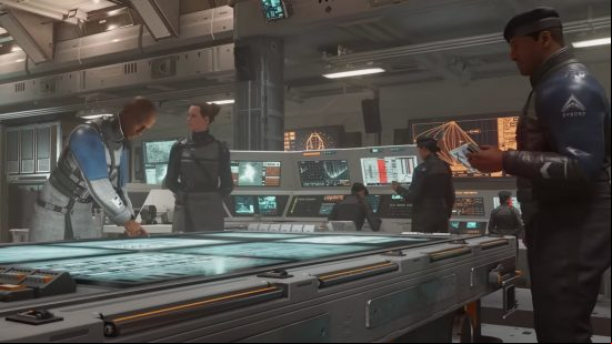 Starfield United Colonies  of SysDef gather for a meeting