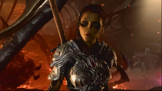 Baldur's Gate 3 team comp fighter Lae'zel