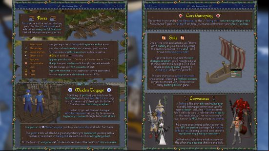 Old School Runescape Sailing - Jagex infographic detailing the new OSRS skill.