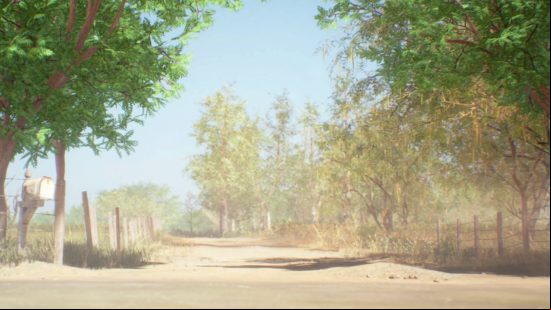 Texas Chain Saw Massacre game Friday 13th: A view of the street in the family house Texas Chain Saw Massacre map.