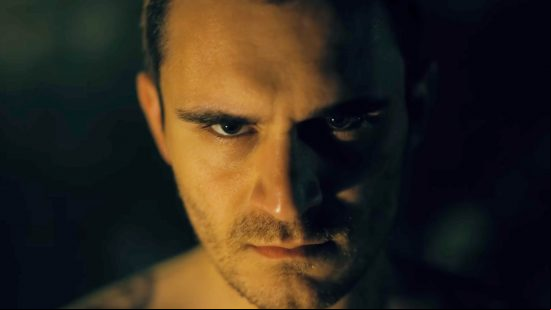 A close up of Modern Warfare 3 voice actor Julian Kostov, who plays villain Makarov, in the release trailer for MW3.