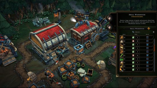 Against the Storm Logistics and Balance update - The new resource limit UI, allowing you to prevent over-use of materials.