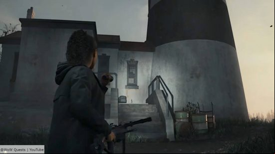 Saga is looking in vain at the Alan Wake 2 lighthouse for the key location.
