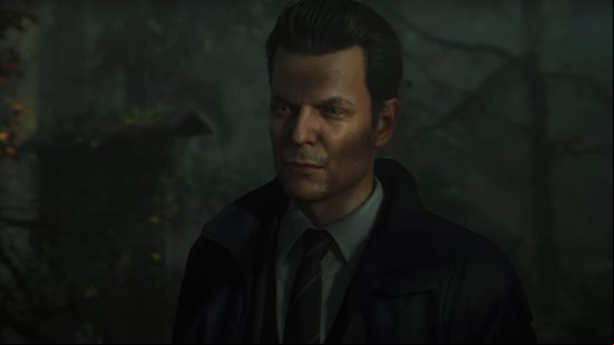 Alex Casey as portrayed by Sam Lake and voiced by James McCaffrey in the Alan Wake 2 cast of voice actors.