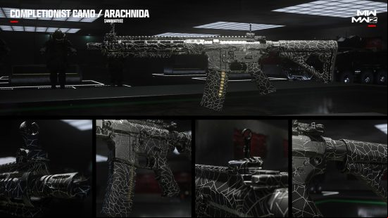 Six different views of the MWZ Arachnida camo.