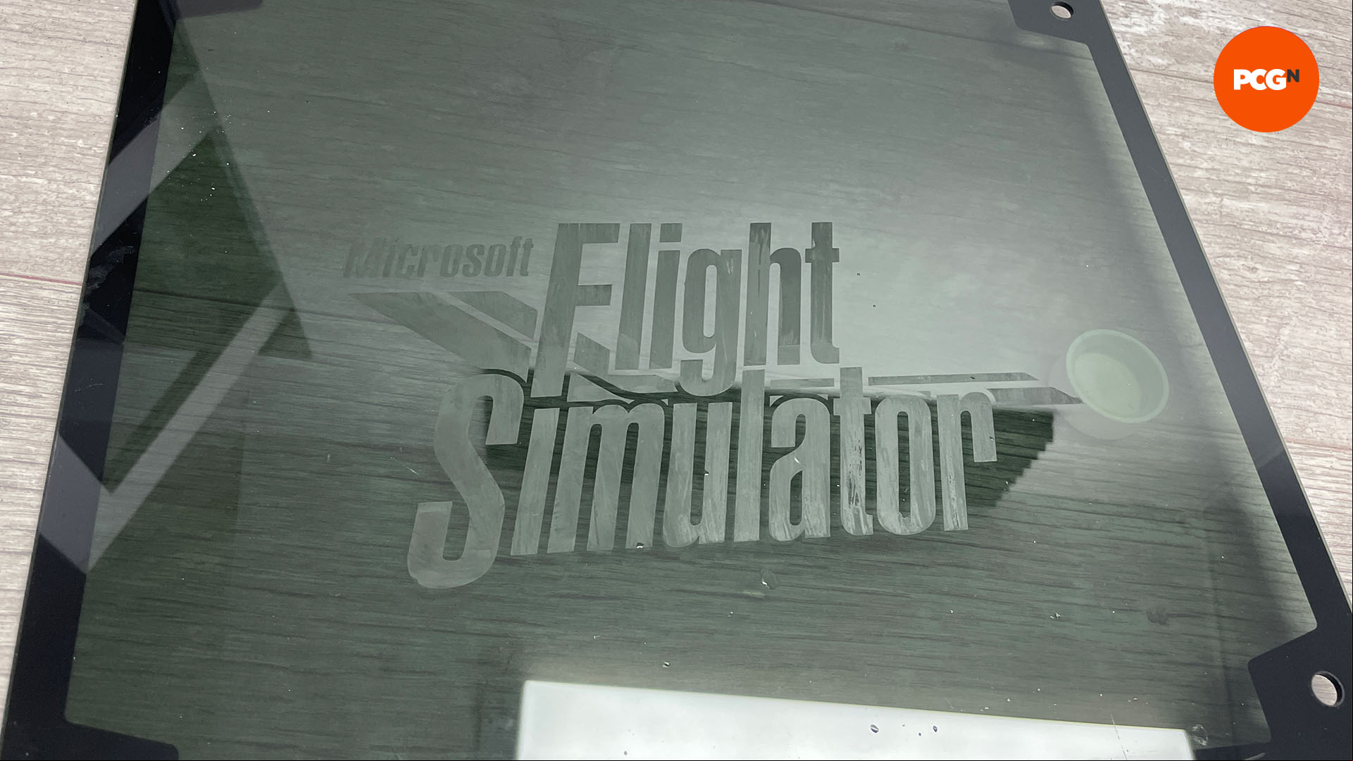 How to etch glass on your PC case: Allow to dry