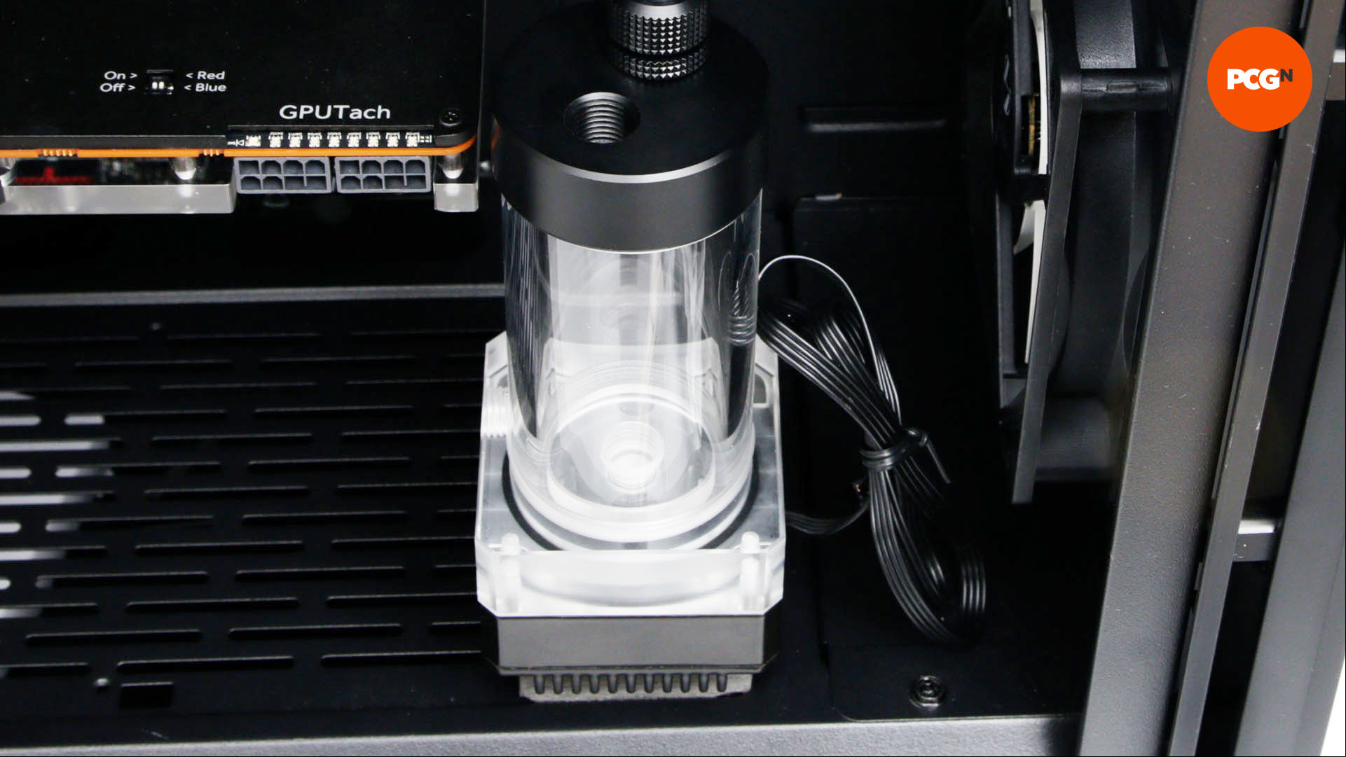 How to water cool your PC: Reservoir mounted in PC case
