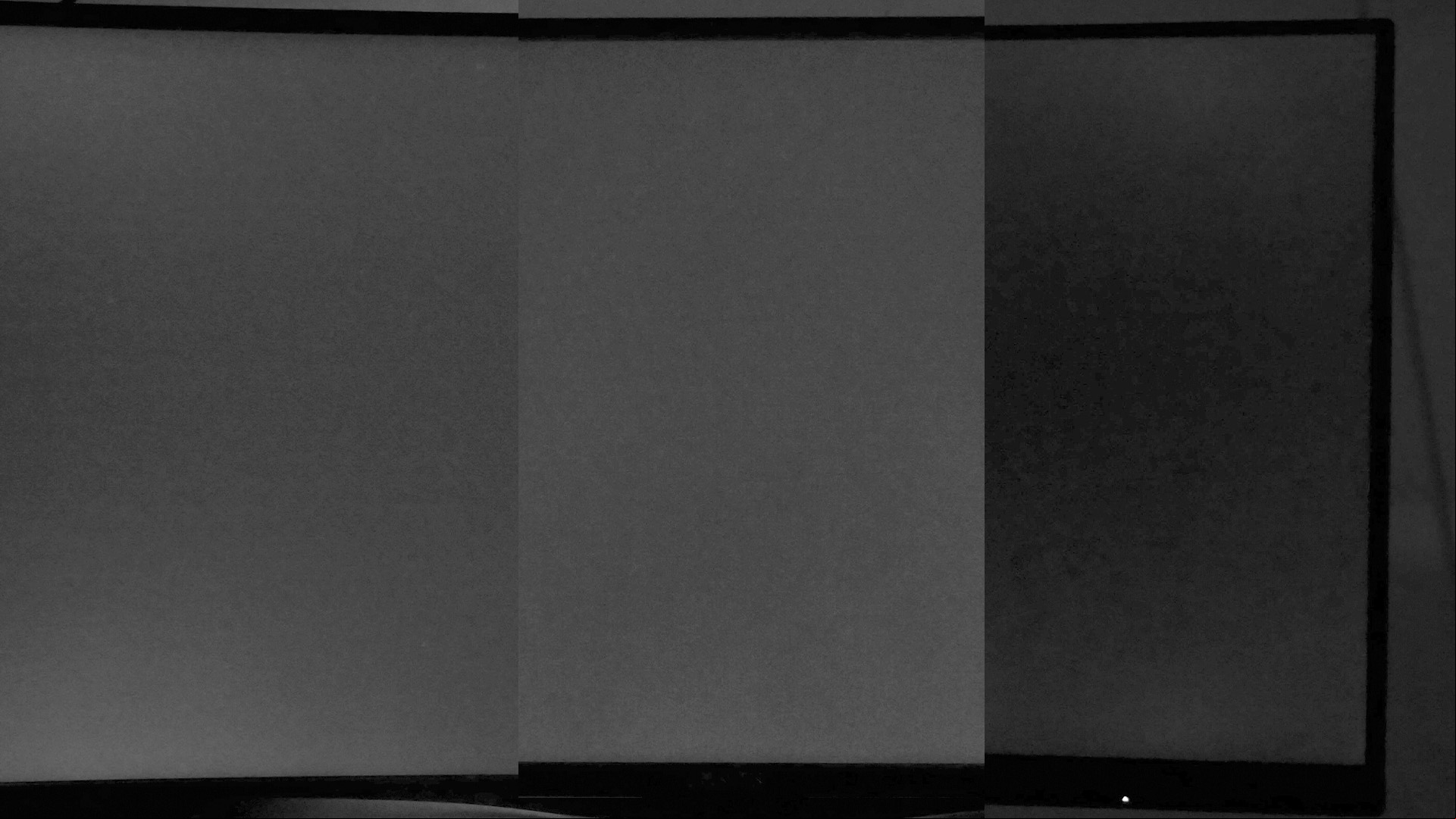 A split image shows the contrast difference in VA, IPS, and TN monitors