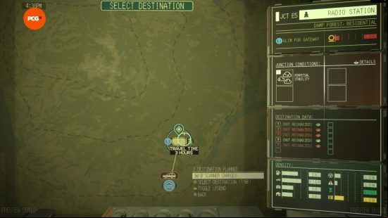 Pacific Drive preview: the game's map
