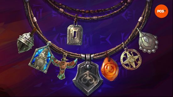 A collection of the best Prince of Persia The Lost Crown amulets.