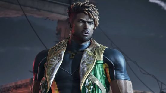 Tekken 8 roster: Eddy Gordo standing at night as he prepares for battle