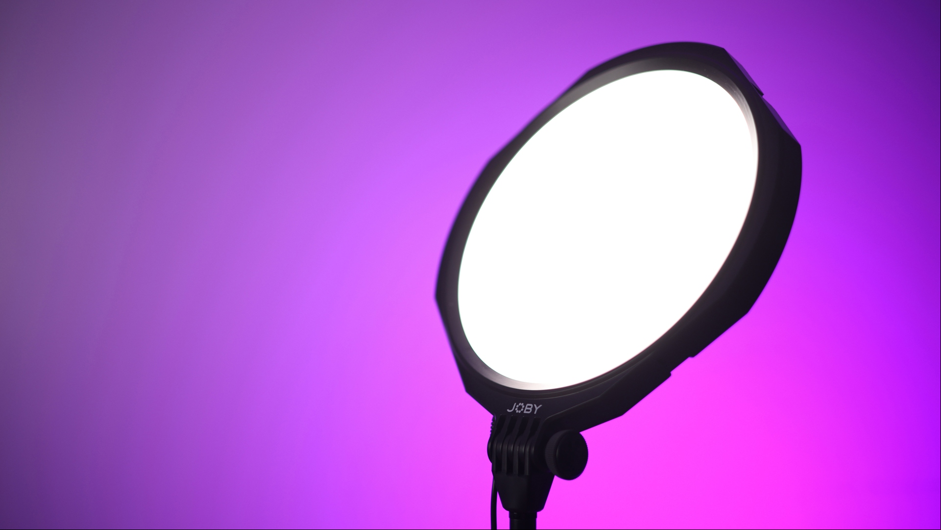 Joby Beam Studio Key Light review image showing a close up of the light.