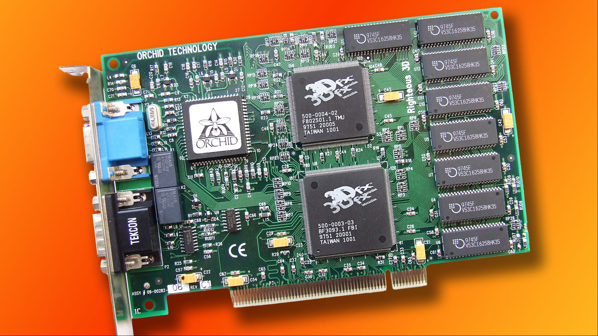 3dfx Voodoo graphics: Orchid Righteous 3D card