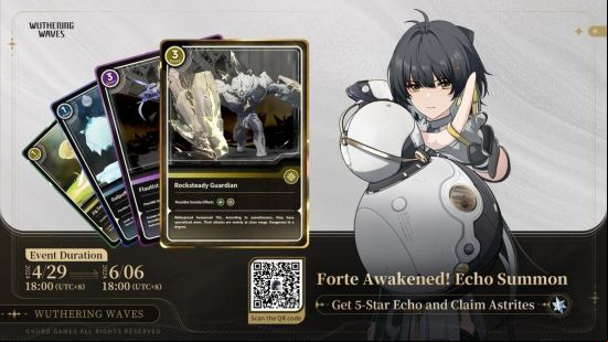 Promo art for the Echo Summon event in Wuthering Waves