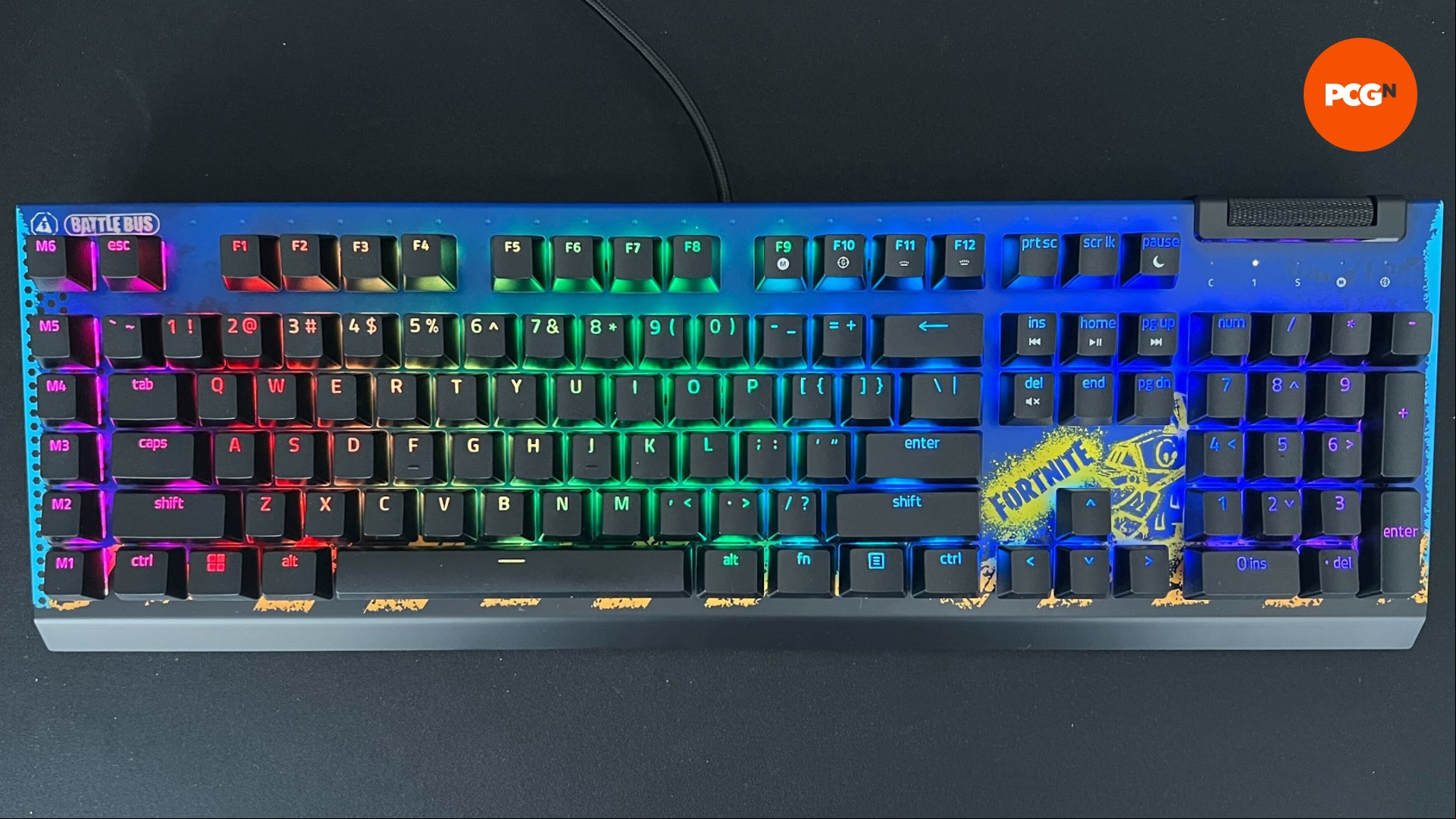 Razer Blackwidow V4 X Fortnite edition
