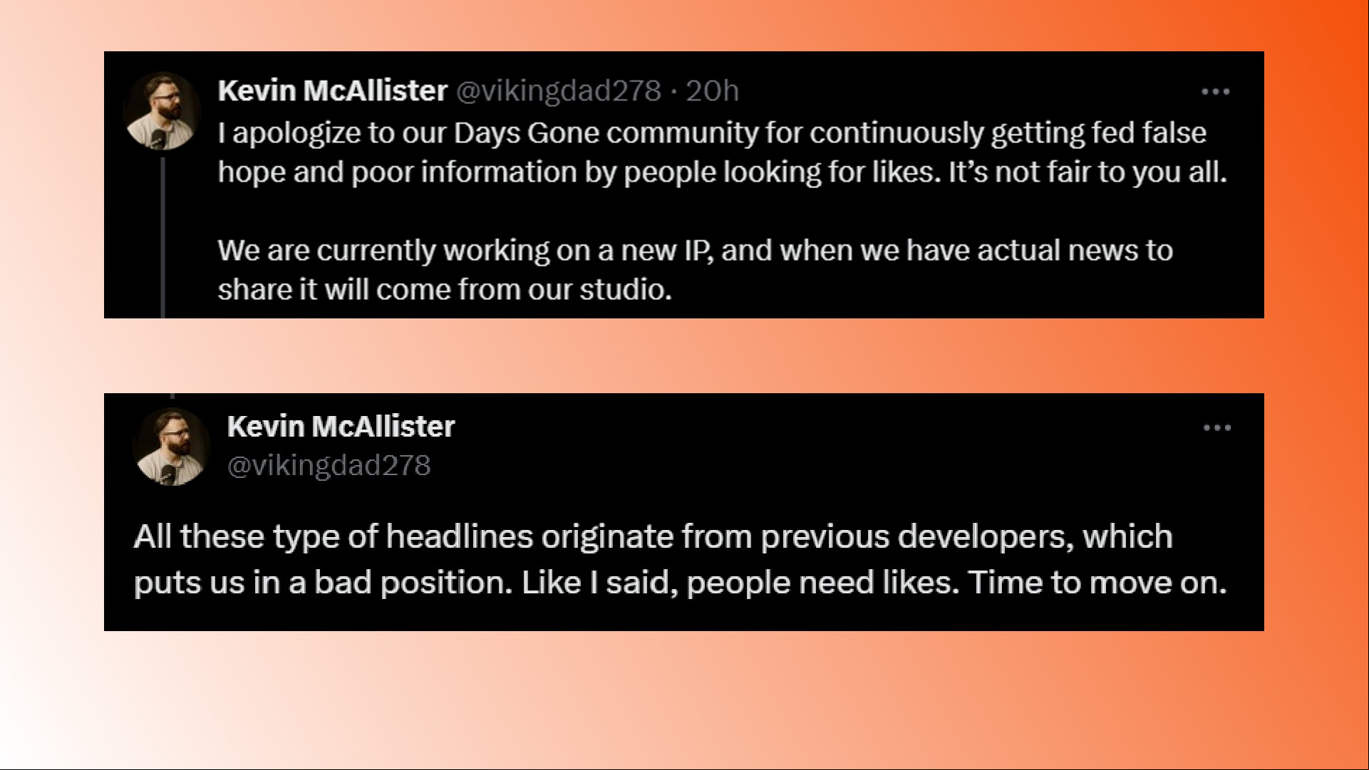 Days Gone 2 not happening: A comment from a Bend Studio developer about a sequel to zombie survival RPG Days Gone