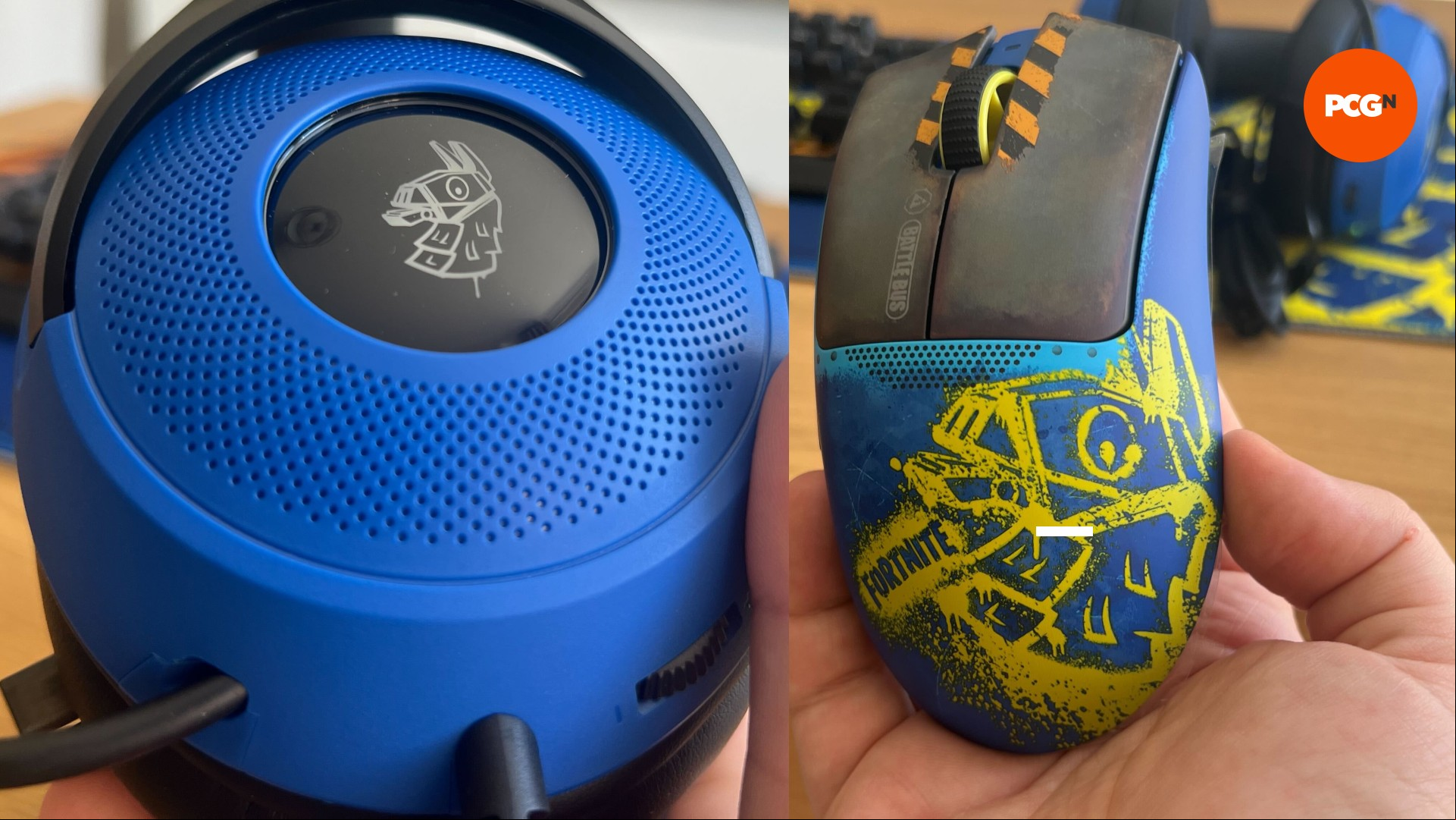 Fortnite Razer Deathadder V4 Pro and Kraken V3 X