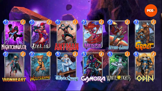 One of the best beginner's decks in Marvel Snap, including on-reveal cards like Odin, White Tiger, and Medusa.