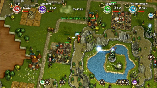 Two dragons team up to destroy a settlement in Hoard, one of the best dragon games.