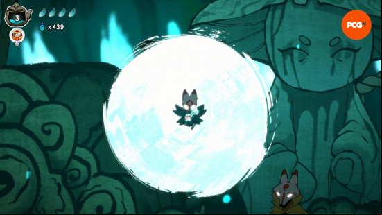 bo from bo path of the teal lotus floating in the air as he obtains a traversal ability