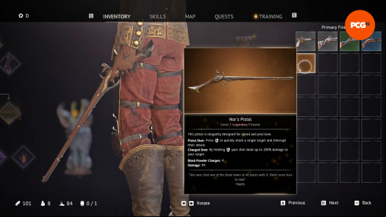 Nor's Pistol, one of the best Flintlock The Siege of Dawn weapons.