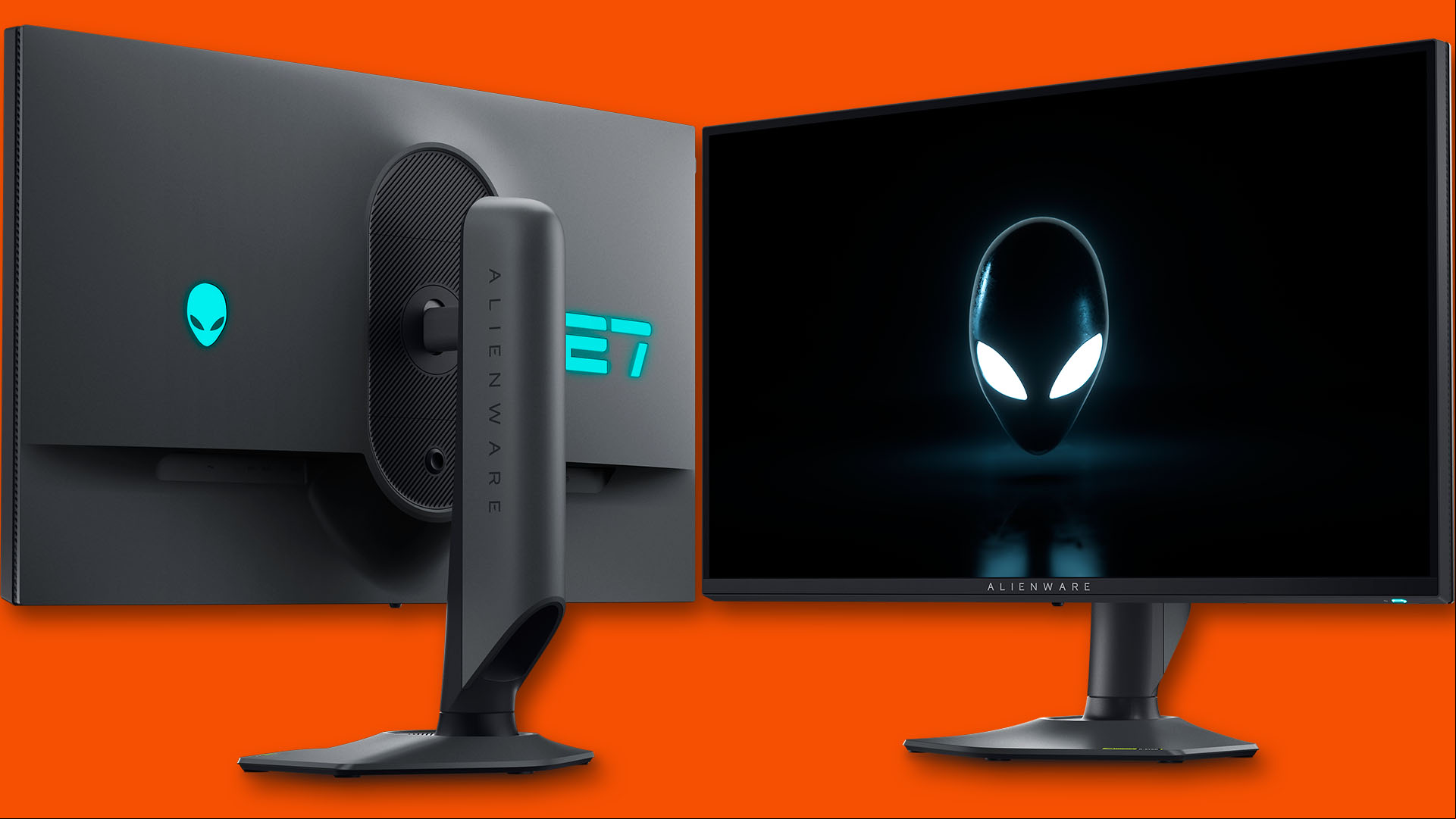 alienware aw2725qf front and back